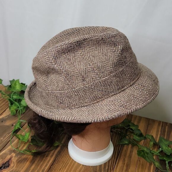 Dorfman Pacific Co. Vintage. Wool Tweed Fedora. EUC - Picture 4 of 10
